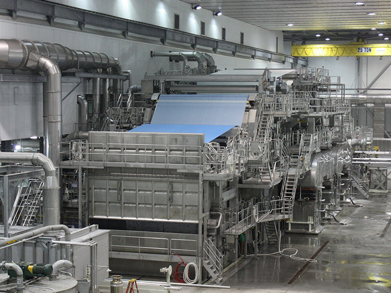Baisch Designed Our First TAD Tissue Machine and Converting Facility