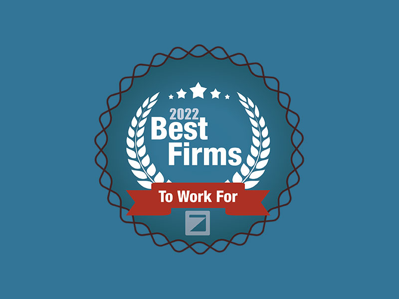 Selected as Best Firm to Work For 