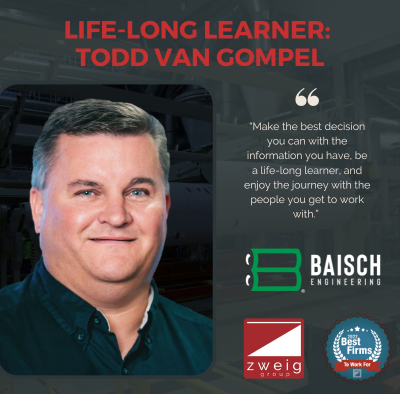 Life-long learner: Todd Van Gompel